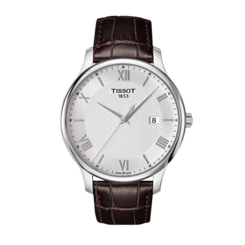 天梭(TISSOT)手表 俊雅系列 日历简约时尚男士石英表 T063.610.1 T063.610.16.038.00