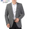 Mtiny西装男士中年春秋大码修身上衣中老年春装夏季西服外套休闲男西装 165/84A 酒红色26383