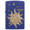 zippo打火机专柜正品 ZP-28791星晴 美国芝宝原装正版之宝纯铜打火机 蓝色