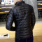 Mtiny冬装新款男士pu皮棉衣外套韩版修身立领棉袄加厚男装冬季棉服潮