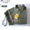 Mtiny春夏唐装套装男式衣裤休闲服纯棉中老年练功居士服手工盘扣包邮 185XXXL 军绿色长袖套装