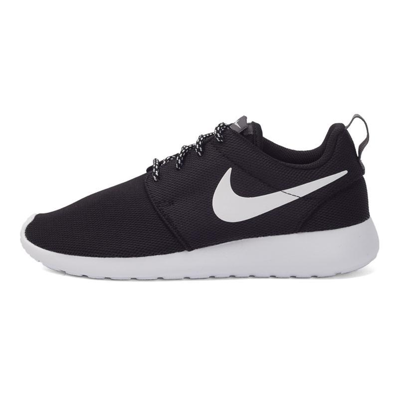 NIKE/耐克 女鞋 ROSHE ONE 纯黑女子轻便网面运动休闲跑步鞋 844994 002 844994-002 36码
