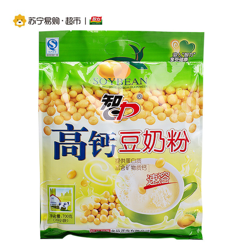 智力高钙豆奶粉700g