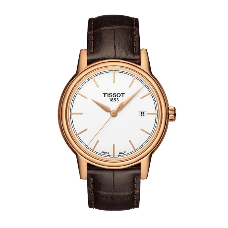 天梭Tissot手表卡森石英皮带男表T085.410.36.011.00 40mm