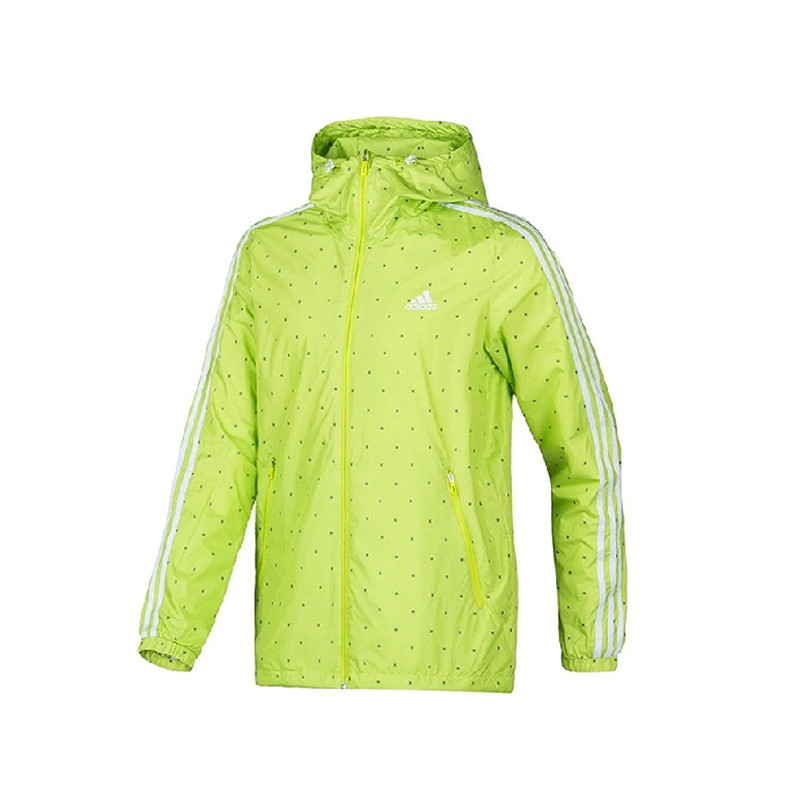 Adidas/阿迪达斯 男装 舒适休闲时尚百搭户外梭织防风夹克外套 A09434 XL(185/104A) A09434