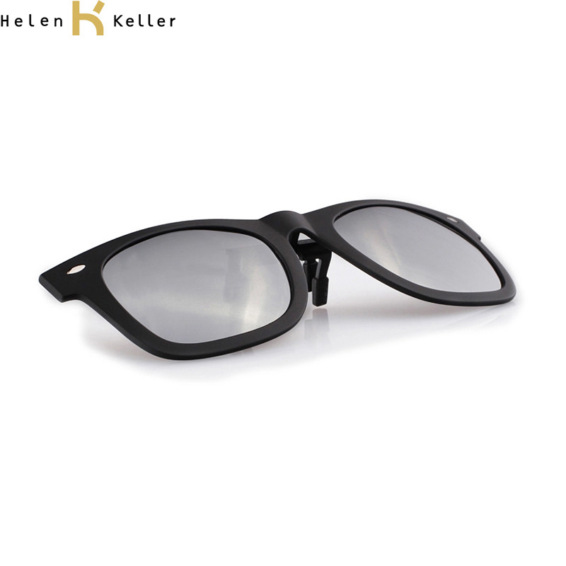 海伦凯勒太阳镜夹片男女情侣款 墨镜夹片 近视光学镜使用 H806