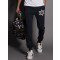 MIRACLE KILL新款六芒星棉料运动长裤jogger pants束脚裤 XL 蓝色