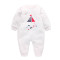 爬爬酷（papacool）新生婴儿连体衣爬衣航海系列系列婴儿衣服秋季新品童装 白色帆船 59cm