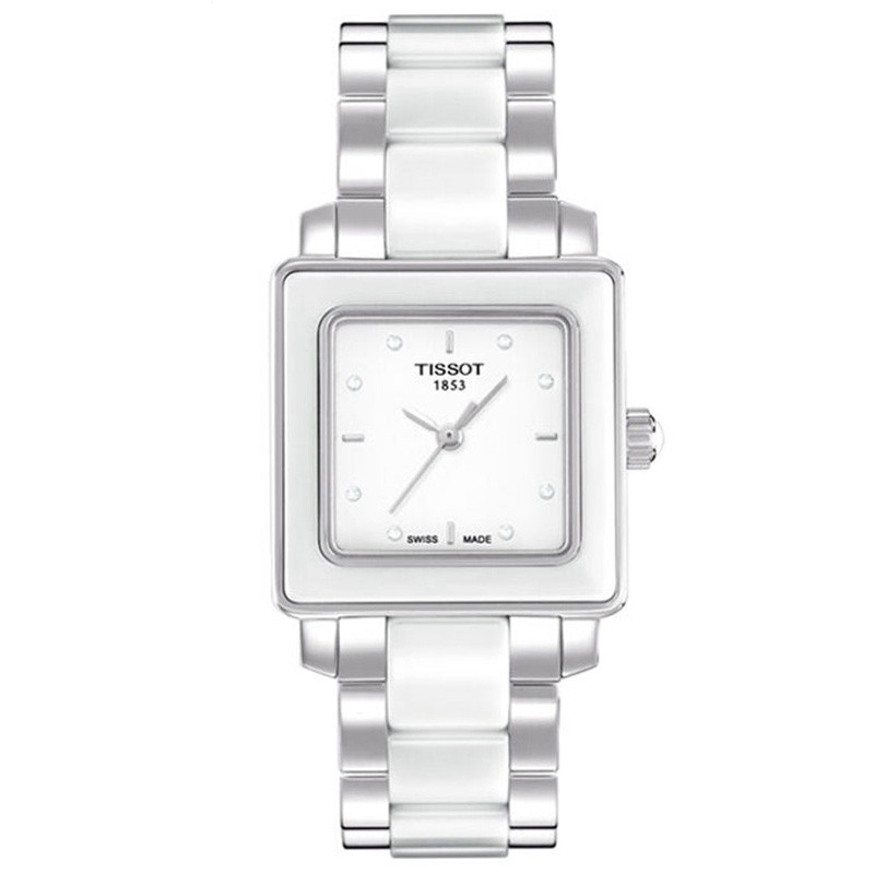 天梭(TISSOT)手表女Cera系列女士石英表 T064.310.22.016.00 白色