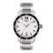 天梭(Tissot)手表 时捷系列 日历运动石英男士手表 白盘钢带T095.410.11.037.00