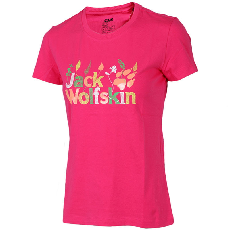 Jack Wolfskin/狼爪 女装 秋季圆领透气户外短袖T恤C500070-2045-4056-5018 C500070-2045 M