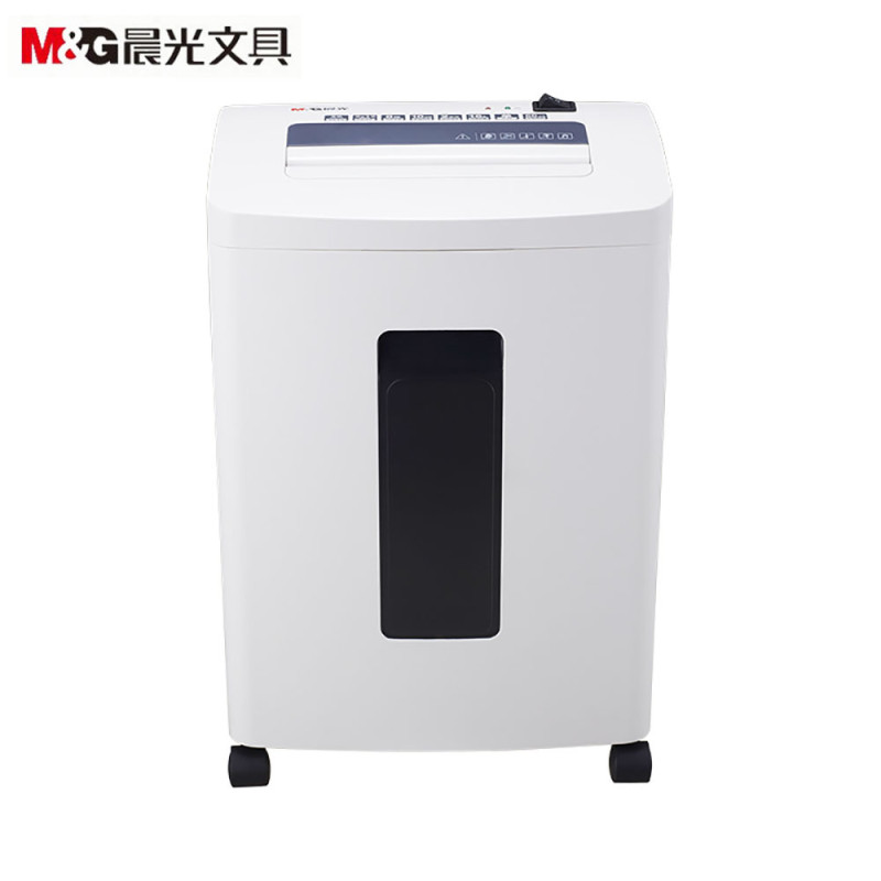 晨光(M&G)AEQ96702碎纸机 白色可碎纸8张 16L纸箱大容量 段状2*12mm保密等级5 办公电动文件粉碎机