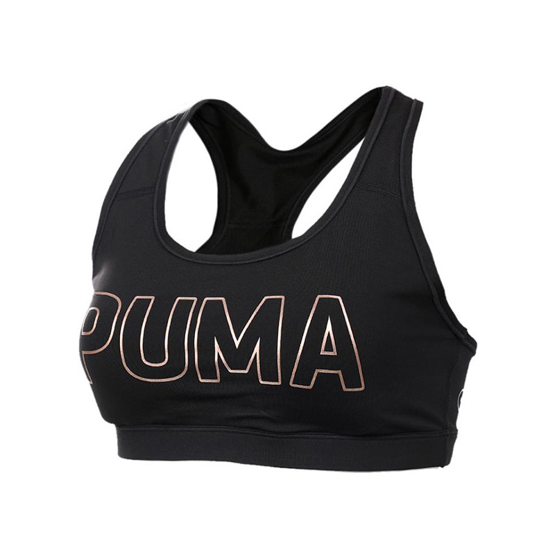 Puma/彪马 女装 2017秋季新款休闲透气运动文胸透气健身衣516005-01-02