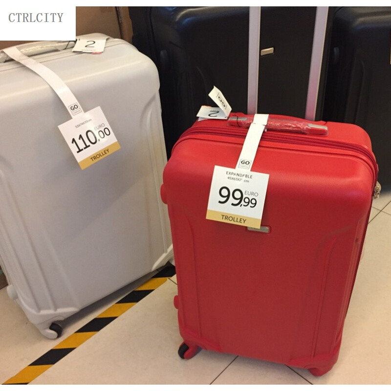 CTRLCITY出口意大利原单拉杆箱旅行箱万向轮