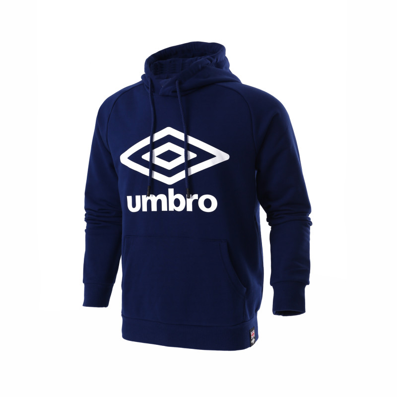茵宝UMBRO2017新款男装运动休闲连帽卫衣运动服 UCB63253 XL 深紫蓝