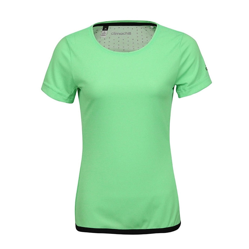 Adidas/阿迪达斯 女装 冰风训练运动休闲短袖T恤S30417