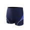 YINGFA英发 男士拼色休闲平角泳裤Y3011 沙滩训练速干系带泳裤 XL 蓝色
