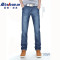 男士牛仔裤直筒商务休闲裤修身长裤- 【薄款】9001浅蓝 38(2尺9)