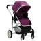 CHBABY婴儿推车可换向可坐躺高景观A767A紫色 紫色