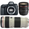 佳能(Canon) EOS 6D2（24-70mmF4+70-200mmF4）数码单反相机 双镜头套装 约2620万像素