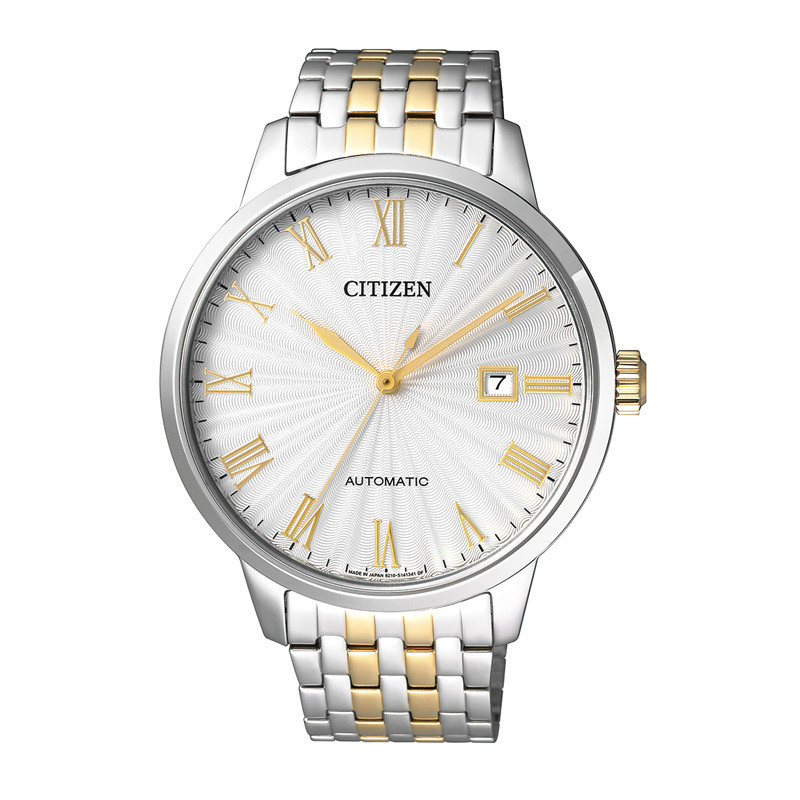 西铁城(CITIZEN)手表 自动机械不锈钢带商务休闲男表 NJ0084-59A NJ0084-59A
