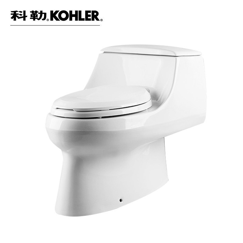【苏宁自营】科勒马桶坐便器 圣拉菲尔五级旋风连体节水静音座便器K-5527T 坑距400mm