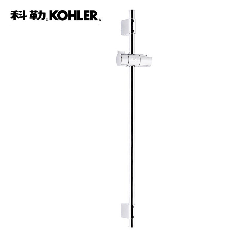 【苏宁自营】科勒Kohler 60cm简洁滑动花洒支架杆子 72740T