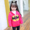 2017冬季复仇者联盟系列童装蝙蝠侠儿童羽绒服创意款宝宝冬季外套轻薄款 120 粉红色