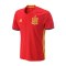 adidas阿迪达斯男装短袖T恤西班牙主场运动服AI4411浅猩红+柠檬黄 2XL 默认颜色