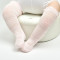 青莓【3双装】婴儿男女童宝宝长筒袜纯棉中筒新生儿童袜子0-6个月1-3岁 6-12个月（M） 3双装组合5/粉+紫+黄