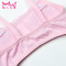 猫人儿童 纯棉发育期吊带背心少女文胸 中大童女孩无钢圈胸罩包邮 85A（160-170身高） 粉色+白色（2件装）