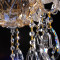 尊阁 欧式水晶吊灯客厅灯餐厅灯创意LED欧式灯具135卧室蜡烛吊灯 8头奢华版配埃及阿斯福水晶