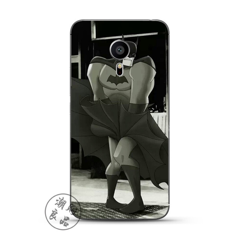 2017款魅族魅蓝note5/3/3s/2/5s/X手机壳软全包边硅胶创意恶搞怪蝙蝠侠 魅蓝X-恶搞蝙蝠侠