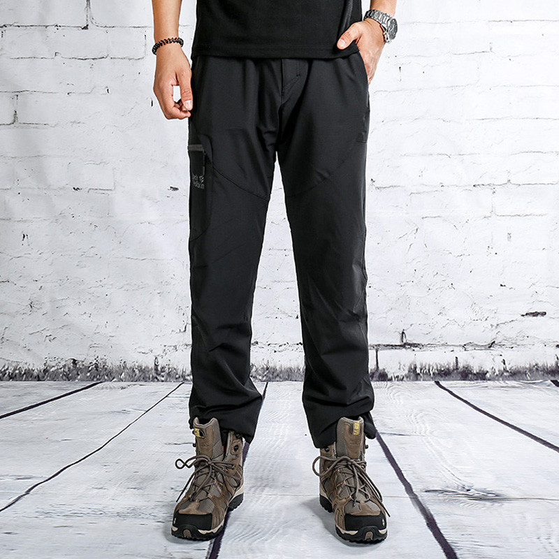 Jack Wolfskin/狼爪 男裤 户外登山长裤软壳透气冲锋裤|1502381-5200 1502381-6000 52/XL(180/96A) 1502381-6000