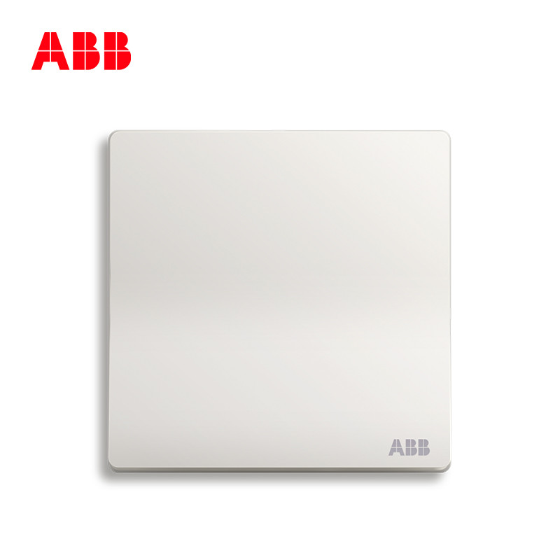 ABB开关插座 轩致无框 星空黑二位单控开关 16AXAF122-885