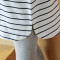 2017韩版孕妇装条纹卡通减龄长袖t恤宽松大码休闲套装秋装上衣潮 XXL 藏青色+打底裤