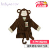 babyaspen 可爱猴子纯棉婴儿连帽浴袍