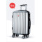 SWISSGEAR拉杆箱商务旅行箱大容量行李箱简约轻盈万向轮登机箱 SA-1601 银色 20寸