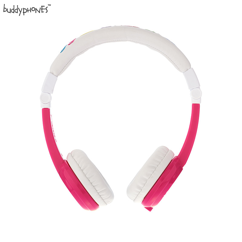 buddyPHONES Explore Foldable儿童耳机 粉色