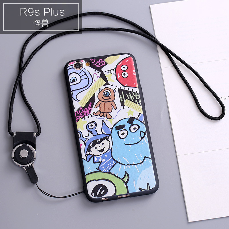 oppor9s手机壳0pp0r9sk硅胶poopr9s软壳opopR9s手机套r9splu 怪兽R9sPlus