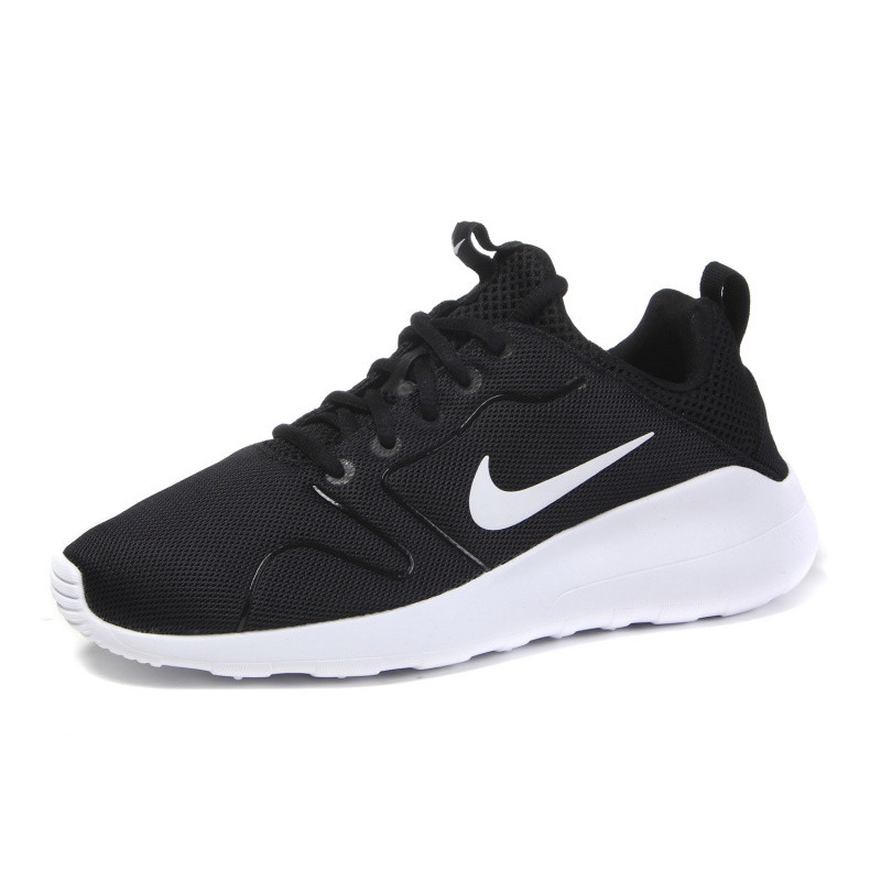 NIKE耐克男鞋跑步鞋夏季KAISHI2.0透气网面轻便减震运动鞋833411 黑色+白色 44.5