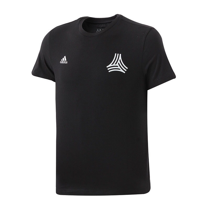 adidas阿迪达斯男装短袖T恤2017新款运动服BP7254 L 黑色