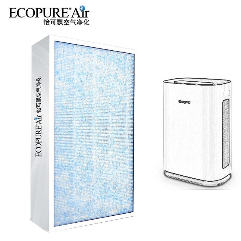 怡可飘（Ecopure）空气净化器滤网ECOF-H450 美国进口3M滤纸 适用霍尼韦尔KJ450F-PAC1022W