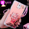 三星note3手机壳noto3n9006保护套sm-n9008v外壳n900女钻9005软 玫瑰金水钻天鹅