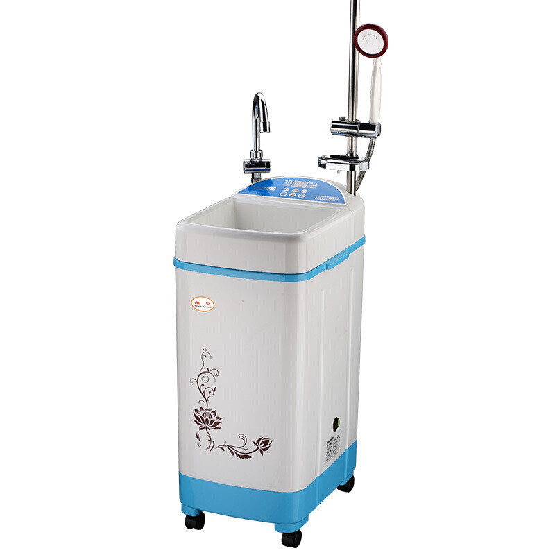 120升储水式电热水器移动洗澡机家用100升可带水龙头_2 默认尺寸 80L天蓝色