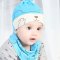 帽子春秋冬韩版婴儿帽子0-3-6-12个月宝宝胎帽幼儿帽男女童当季新品可爱卡通简约小清新多款多色可选 黄色帽子加三角巾A款 0-12个月头围（40-46
