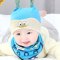 帽子春秋冬韩版婴儿帽子0-3-6-12个月宝宝胎帽幼儿帽男女童当季新品可爱卡通简约小清新多款多色可选 B款粉色单帽 0-12个月头围（40-46