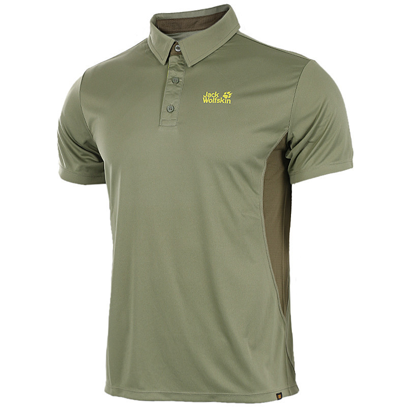 Jack Wolfskin/狼爪 男装 户外透气防翻领POLO衫|5010761-1588-4288 5010761-4288 L