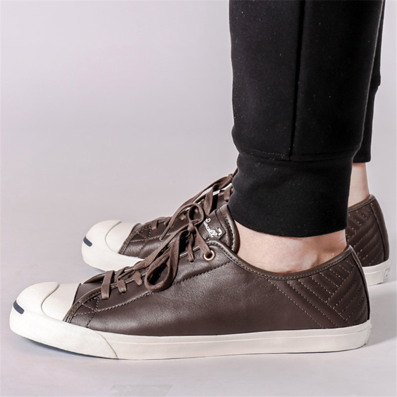 Converse/匡威 女鞋秋冬季新款开口笑皮质休闲鞋板鞋|154153 CS154153 37.5/5