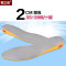 828新款增高鞋垫男士女式2cm3cm5cm除臭柔软运动鞋隐形内增高鞋垫全垫 灰色2cm35-39码 默认尺寸